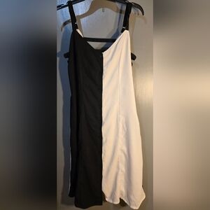 Volcom Black and White Button Down Dress